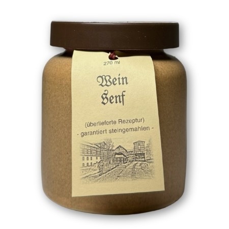 Kleinhettstedt Wein-Senf 270ml