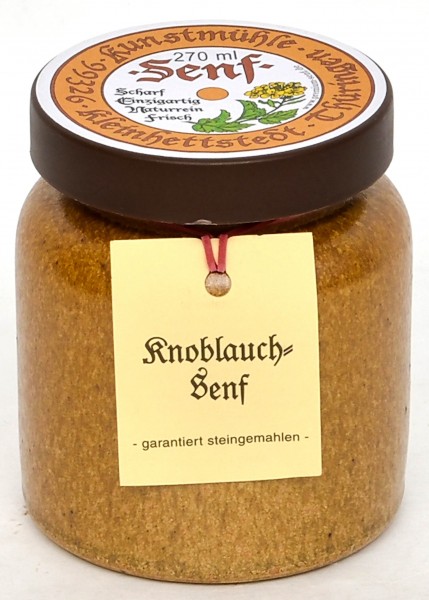 Kleinhettstedt Knoblauch-Senf 270ml