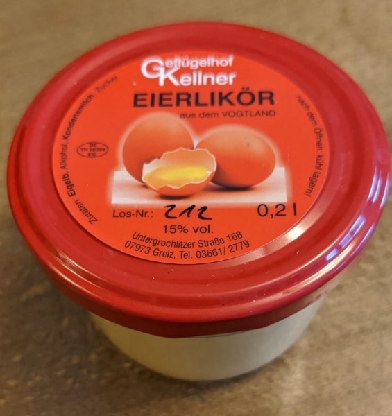 Geflügelhof Kellner Eierlikör zum Löffeln 0,2l