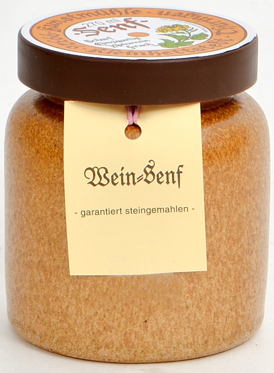 Kleinhettstedt Wein-Senf 270ml | Senf | thueringer-spezialitaetenmarkt.de