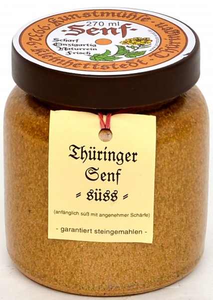 Kleinhettstedt Thür. Senf-Süss 270ml