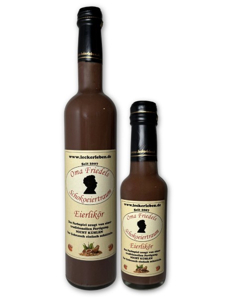 Eierlikör Schokolade - Oma Friedel's Eiertraum 0,2 l / 0,5 l