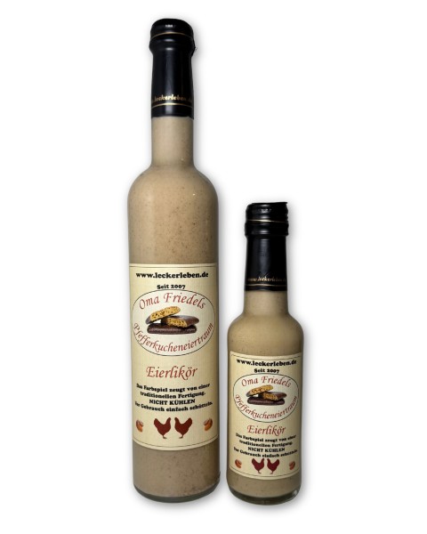 Eierlikör Pfefferkuchen - Oma Friedel's Eiertraum 0,2 l / 0,5 l
