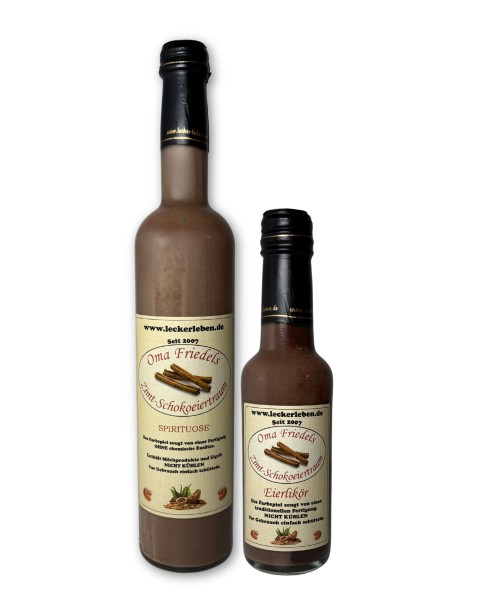 Eierlikör Zimt-Schoko - Oma Friedel's Eiertraum 0,2 l / 0,5 l