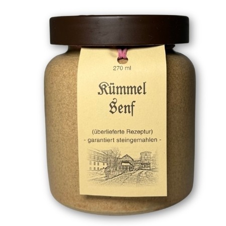 Kleinhettstedt Kümmel-Senf 270ml
